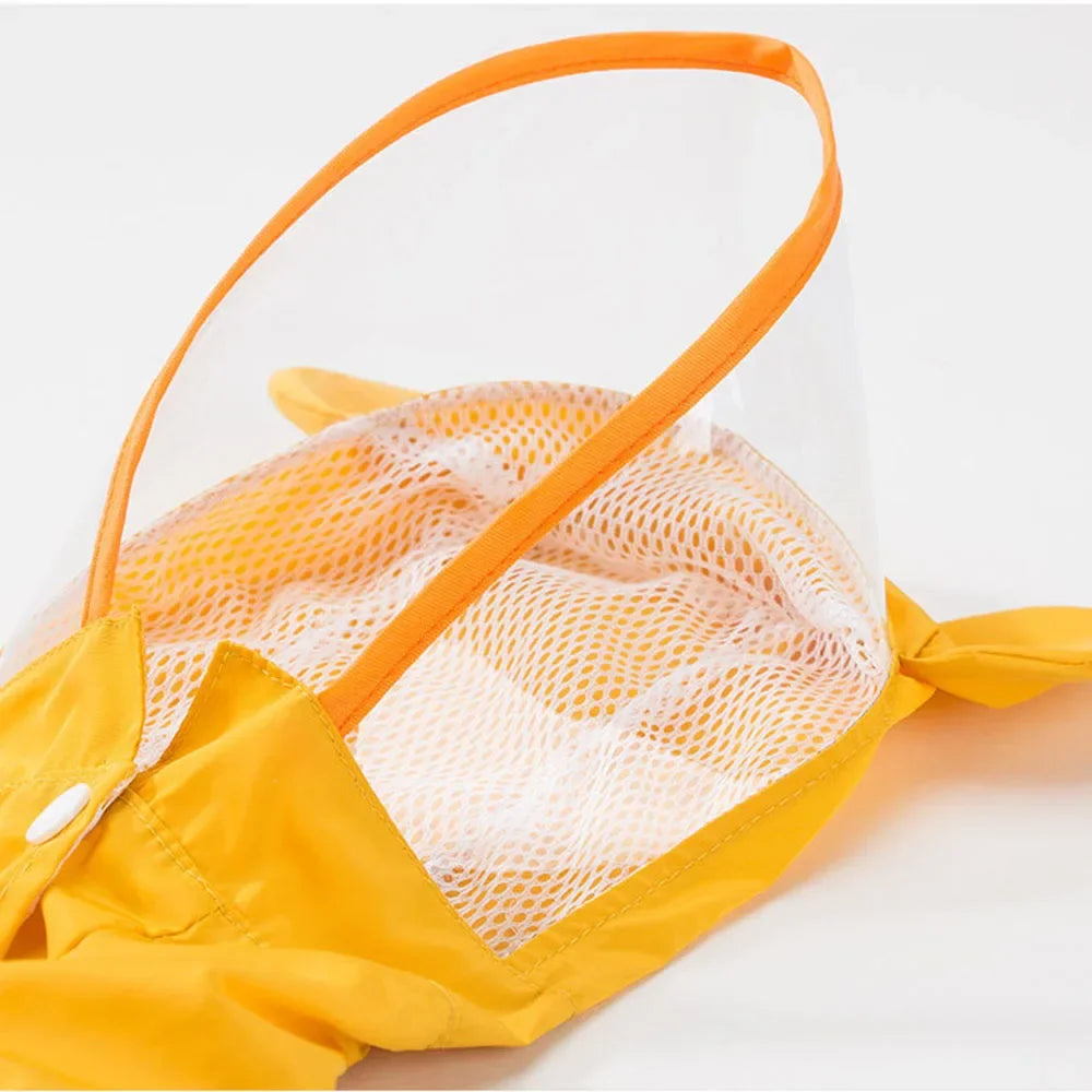 Waterproof Dog Raincoat with Clear Hood 🐾☔